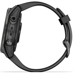 Garmin Fenix 7s Sapphire Solar Carbon Gray DLC Titanium / Black Band 