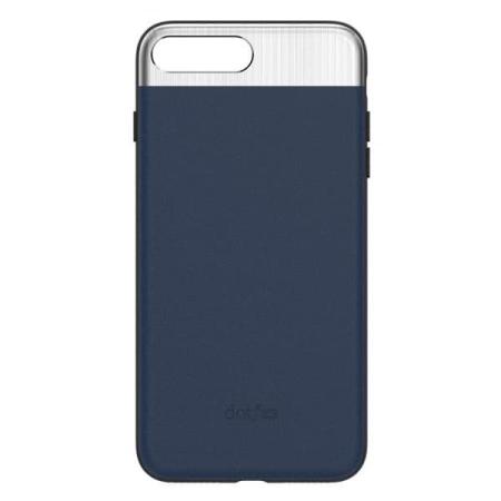 Чехол бампер кожанный Dotfes для iPhone 7/8 (Blue) Чехол бампер кожанный Dotfes для iPhone 7/8 (Blue)