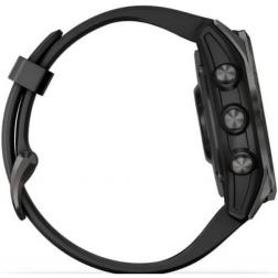 Garmin Fenix 7s Sapphire Solar Carbon Gray DLC Titanium / Black Band 