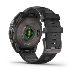 Часы Garmin Fenix 8 47mm Amoled Sapphire Titanium Carbon Gray (010-02904-21)