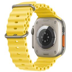 Apple Watch Ultra 49mm Yellow ocean band / Titanium Case