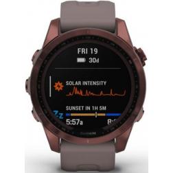 Garmin Fenix 7s Sapphire Solar Dark Bronze Titanium / Shale Gray Band 