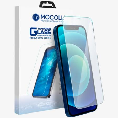Стекло iPhone 15 Pro Max MOCOLL 2.5D (Серия "Rhinoceros") Black Стекло iPhone 15 Pro Max MOCOLL 2.5D (Серия "Rhinoceros") Black