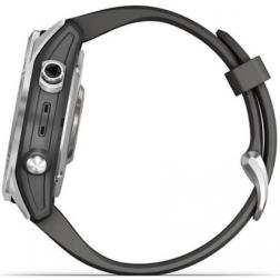 Garmin Fenix 7s Silver With / Graphite Band 