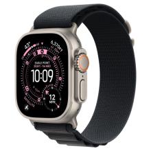 Apple Watch Ultra 3 (2025) 49mm Natural Titanium Case with Black Alpine Loop