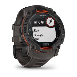 Умные часы Garmin Instinct 3 50mm Solar, черный с угольно-черным ремешком (010-02935-00)