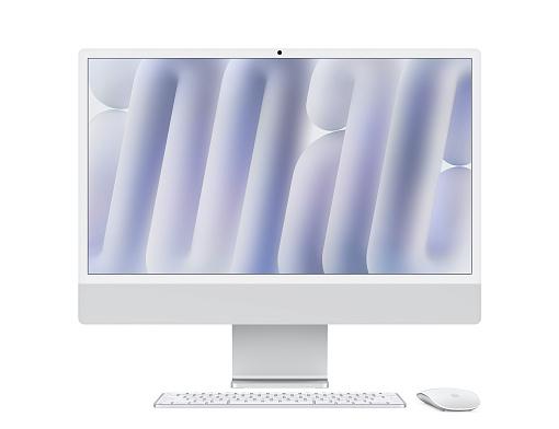 Моноблок Apple iMac 24 Retina 4,5K (M4, 8C CPU/8C GPU, 2024), 16 Гб, 256 Гб SSD, серебристый (MWUC3) Моноблок Apple iMac 24 Retina 4,5K (M4, 8C CPU/8C GPU, 2024), 16 Гб, 256 Гб SSD, серебристый (MWUC3)